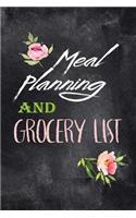 Meal Planning And Grocery List: Meal Planner Notebook