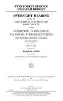 FY'03 Forest Service program budget