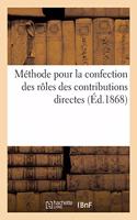 Méthode Pour La Confection Des Rôles Des Contributions Directes