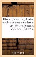 Tableaux, Aquarelles, Dessins, Meubles Anciens Et Modernes, Objets