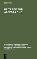 Beiträge Zur Algebra 5-10