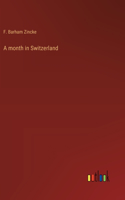 A month in Switzerland