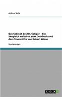 Das Cabinet des Dr. Caligari - Ein Vergleich zwischen dem Drehbuch und dem Stummfilm von Robert Wiene