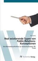 Real existierende Typen von Public-Relations-Konzeptionen