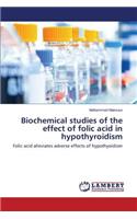 Biochemical studies of the effect of folic acid in hypothyroidism