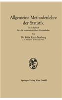 Allgemeine Methodenlehre der Statistik