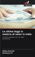 ultime leggi in materia di salari in India