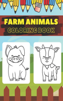 Farm Animals Coloring Book