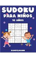 Sudoku Para Niños 10 Años: 200 Sudoku para Niños de 10 Años- Con Instrucciones y Soluciones - Large