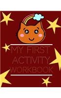My First Activity Workbook: Letter & Number Tracing Book for Preschoolers Practice For Kids, Ages 3-5, Alphabet & Number Writing Practice: with coloring pages