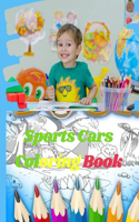 Sports Cars Coloring Book
