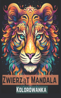 Zwierzat Mandala Kolorowanka: 60 antystresowa ksiazeczka do kolorowania zwierzat