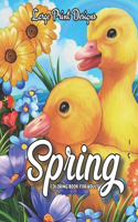 Spring Coloring Book For Adult