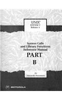 Unix System V Release 4 System Calls & Library Functions Reference Manual for Motorola Processors