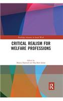 Critical Realism for Welfare Professions