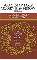 Sources for Modern Irish History 1534-1641