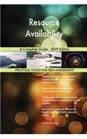 Resource Availability A Complete Guide - 2019 Edition