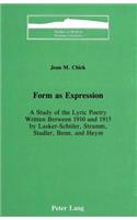 Form as Expression