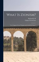 What is Zionism?