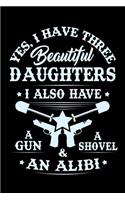 I have three Beautiful Daughters, I also have a Gun, a Shovel, and an Alibi