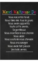 Merci Maîtresse De: Cadeau Institutrice Maternelle / Primaire