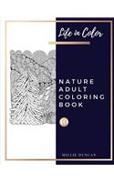 NATURE ADULT COLORING BOOK (Book 10)