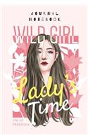Journal Notebook - Wild Girl - Lady Time