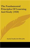 The Fundamental Principles Of Learning And Study (1920)