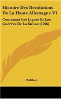 Histoire Des Revolutions de La Haute Allemagne V1
