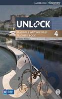 Unlock Level 4 Reading And Writing Skills Teachers Book With Dvd