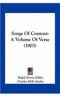 Songs of Content