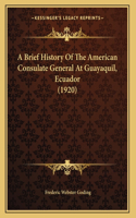 A Brief History Of The American Consulate General At Guayaquil, Ecuador (1920)