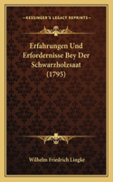 Erfahrungen Und Erfordernisse Bey Der Schwarzholzsaat (1795)