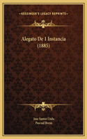 Alegato De 1 Instancia (1885)