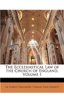 The Ecclesiastical Law of the Church of England, Volume 1