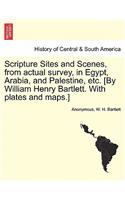 Scripture Sites and Scenes, from Actual Survey, in Egypt, Arabia, and Palestine, Etc. [By William Henry Bartlett. with Plates and Maps.]