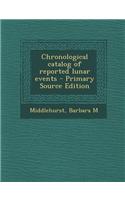 Chronological Catalog of Reported Lunar Events
