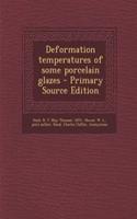 Deformation Temperatures of Some Porcelain Glazes