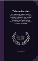 Tabulae Curiales: Or Tables of the Superior Courts of Westminster Hall, Showing the Judges Who Sat in Them From 1066 to 1864: With the Attorney- and Solicitor-General(English)