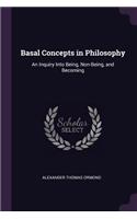 Basal Concepts in Philosophy