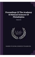 Proceedings Of The Academy Of Natural Sciences Of Philadelphia; Volume 52