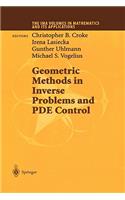 Geometric Methods in Inverse Problems and Pde Control