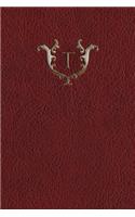 Monogram "T" Journal: 365 page Journal Diary Notebook