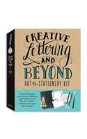 Creative Lettering and Beyond Art & Stationery Kit: Includes a 40-Page Project Book, Chalkboard, Easel, Chalk Pencils, Fine-Line Marker, and Blank Note Cards with Envelopes