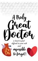 Thank You Doctor Appreciation Gifts Notebook