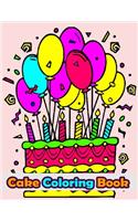 Cake Coloring Book
