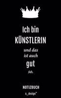 Notizbuch für Künstler / Künstlerin