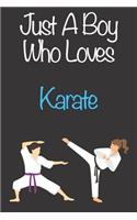 Just A Boy Who Loves Karate