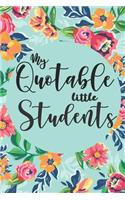 My Quotable Little Students