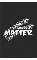 Tire marks matter: 6x9 Drifting - dotgrid - dot grid paper - notebook - notes